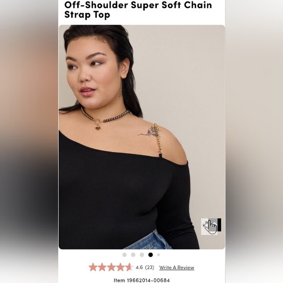 NWT Torrid Off-shoulder Top sz 2x - Picture 12 of 13